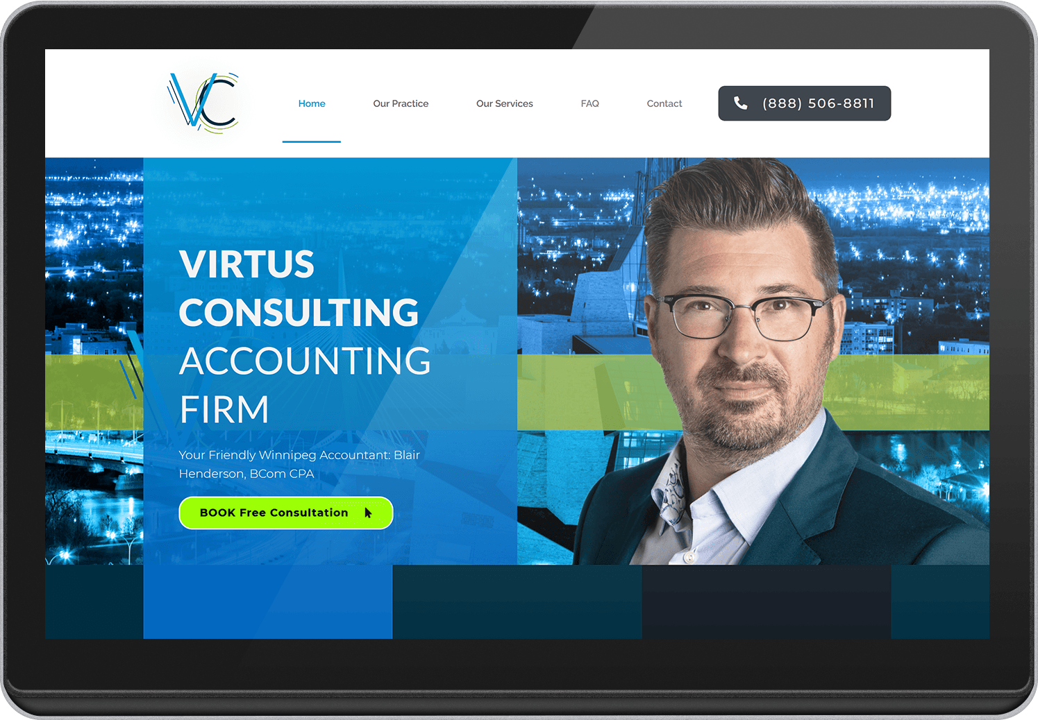 Transforming an Accounting Firm's Online Presence with Choice OMG's Expert Web Design Services