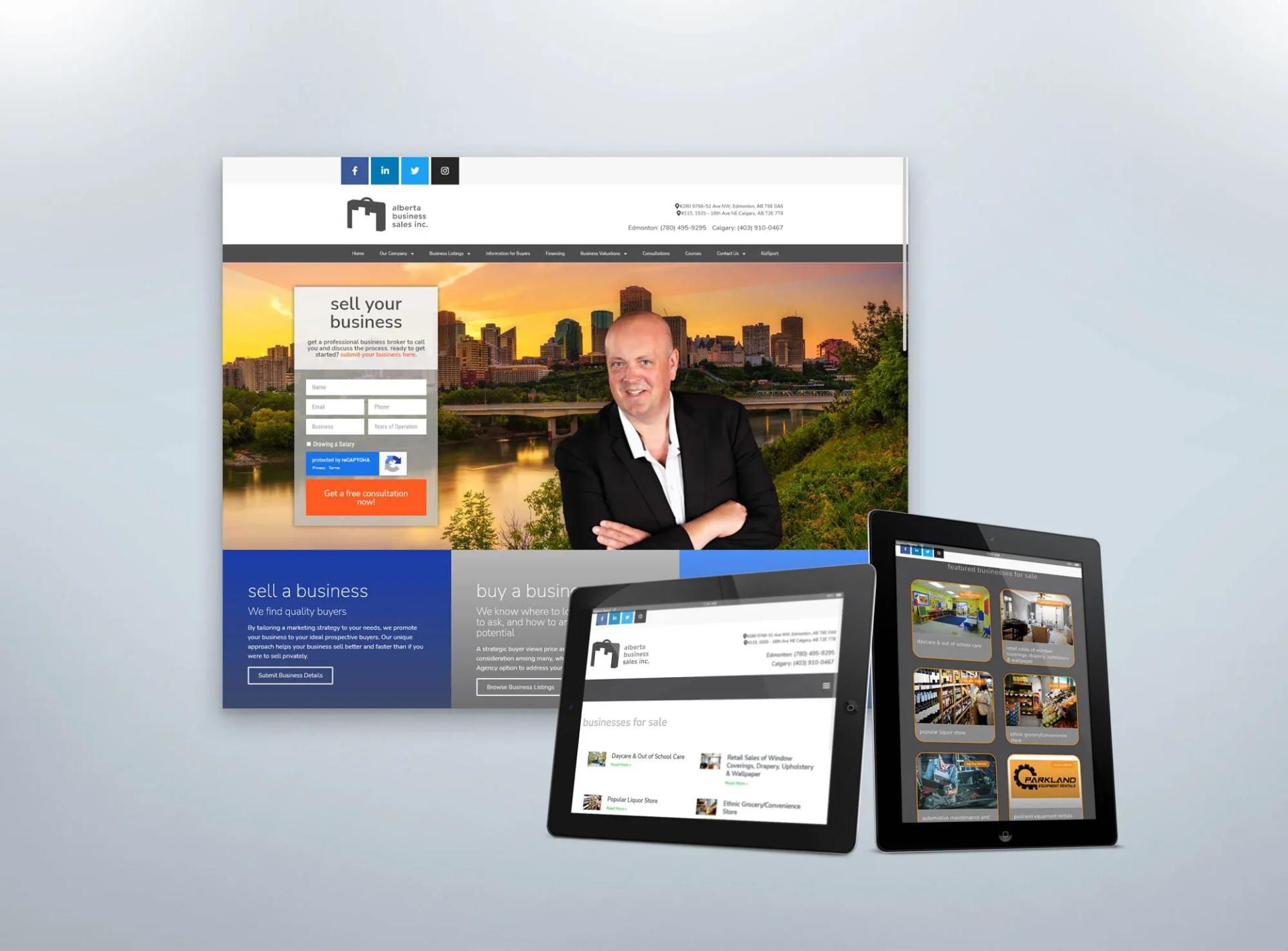 Boosting a Business Brokerage with Innovative Web Design Solutions