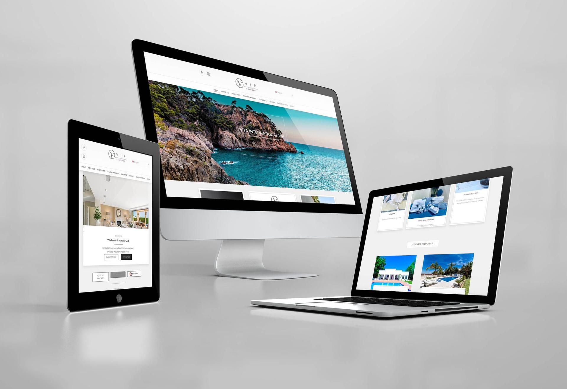 Elevated VitaVIP's Property Management Business with Cutting-Edge Web Design Solutions