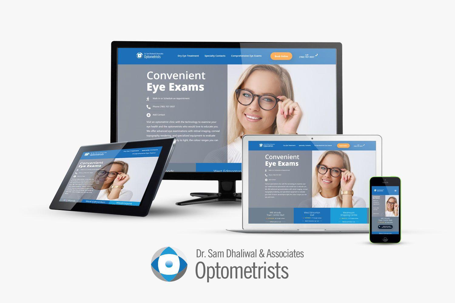 Transforming Optometry Clinic's Online Presence with Choice OMG's Expert Web Design Services